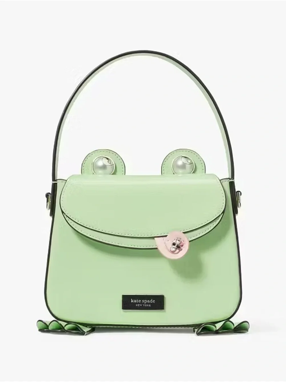Kate Spade Lily Patent Leather 3D Frog Hobo Bag - Picture 1 of 3